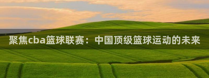 聚焦cba篮球联赛：中国顶级篮球运动的未来